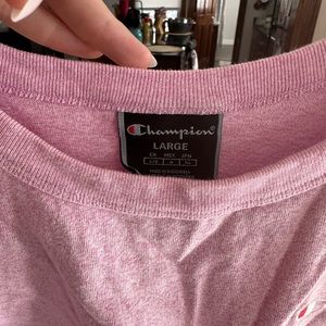 CHAMPION pink crop top